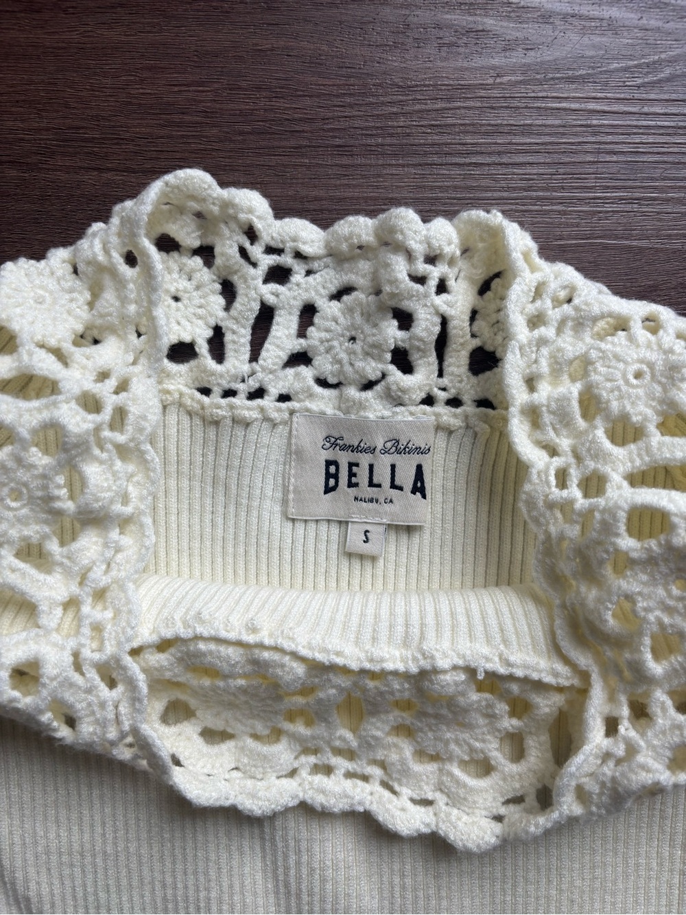 Frankie’s Bikinis Libra Crochet Dress - Picture 3 of 6